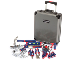 Bộ dụng cụ 111 chi tiết Workpro W009030, hộp nhôm