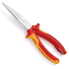 Kìm mũi nhọn đàn hồi 200mm, cách điện 1000V có móc treo Knipex 2616200T