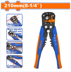Kìm Tuốt Dây Tự Động 210mm(8-1/4 inch) WADFOW WBQ4601