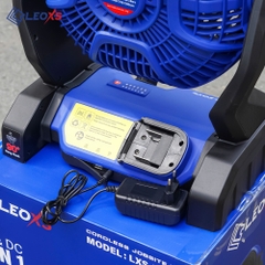 Thân máy quạt bàn dùng pin M21 Leoxs LXS-EF1038