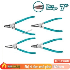 Bộ 4 kìm mở phe 180MM Total THTJ214042