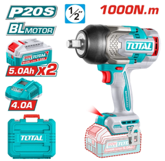 Máy siết bulong dùng pin 20V 1000Nm Total TIWLI20100 (2 pin 5ah & sạc)