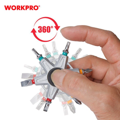 Bộ vít xoay đa năng 6in1 Workpro WP221065