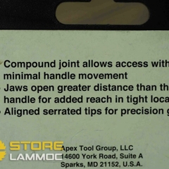 Kìm mỏ nhọn dài  Sata 70711 Double X  đầu thẳng