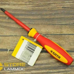 Tua vít Bake 4 cạnh cách điện 1000V Sata 61211, 61212, 61213