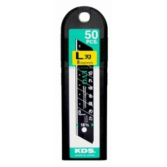 Hộp 50 cái lưỡi dao rọc giấy 18mm Kds LB-50BEVO