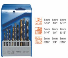 Bộ 9PCS mũi khoan đa năng Cmart  A0120-09