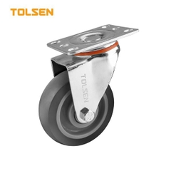 Bánh xe kéo cao su mềm xoay Tolsen