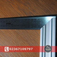 Thước ke góc vuông dài 25cm 30cm và 35cm TTPusa 230-46025, 230-46030, 230-46035