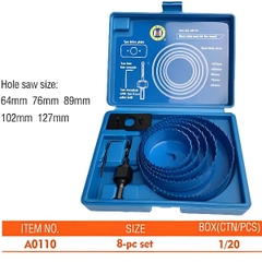 Bộ dụng cụ mũi khoét lỗ Cmart A0110