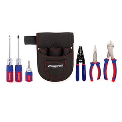 Túi đồ nghề bộ dụng cụ 7 chi tiết  có túi đựng Workpro  W004161