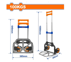 Xe đẩy tay có thể gập lại 100kg Wadfow WWB8A10