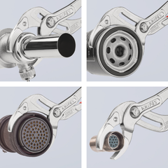 Kìm mở ống siphon Ø25 - 80mm mạ chrome Knipex 8103250