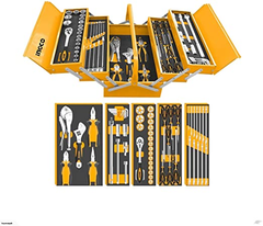 Bộ đồ nghề đựng trong hộp sắt 59 chi tiết Ingco HTCS15591