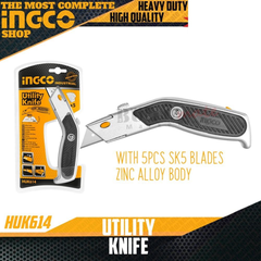 61x19mm Dao cắt tiện dụng Ingco HUK614