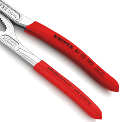 Kìm mỏ quạ mạ chrome Ø42mm, 180mm Knipex 8703180