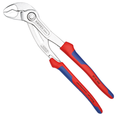 Kìm mỏ quạ mạ chrome Ø70mm, 300mm cán xanh đỏ Knipex 8705300