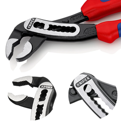 Kìm mỏ quạ Ø42mm, 180mm cán xanh đỏ Knipex 8802180