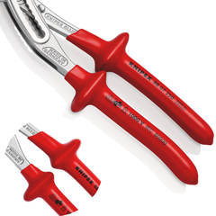 Kìm mỏ quạ cách điện Ø50mm, 250mm cán đúc Knipex 8807250