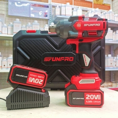 Máy bắn bu lông pin M21 1000Nm Sfunpro S20M1000A-8.0 (2 pin 8Ah+ 1 sạc)