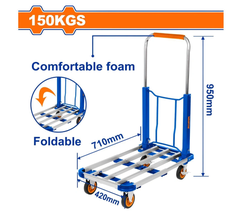 Xe đẩy tay có thể gập lại 150kg Wadfow WWB9A15