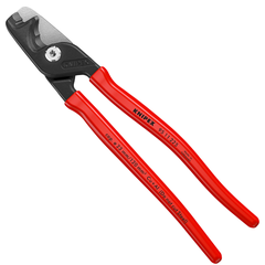 Kìm cắt cáp điện lực cao Ø23mm, cán đỏ Knipex 9511225