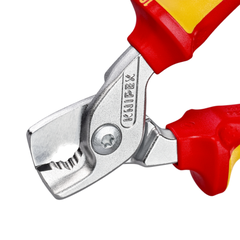 Kìm cắt cáp điện Ø15mm, cách điện 1000V Knipex 9516160