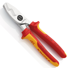 Kìm cắt cáp điện Ø20mm, cách điện 1000V Knipex 9516200