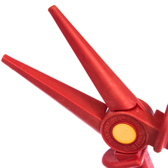 Kìm nhựa mũi nhọn cách điện 1000V, chống đoản mạch Knipex 986202