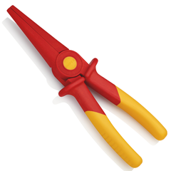 Kìm nhựa mũi nhọn cách điện 1000V, chống đoản mạch Knipex 986202