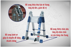 Thang nhôm rút đôi NIKAWA NK-38AI-PRI