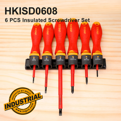 Bộ tua vít cách điện 6 cây Ingco HKISD0608