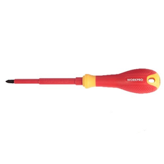 Tua vít pake cách điện PH2x125mm Workpro W094007