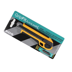 Dao rọc giấy 18mm có chỗ giữ lưỡi Kds L-22