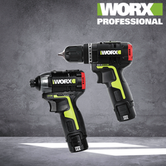 Combo máy khoan pin WU131 và bắn vít pin WU132 dòng 12v Worx WU920X