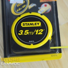 Thước kéo (cuộn) 3.5m bọc cao su Stanley 30-611L
