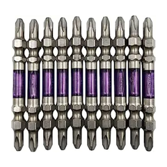 [ Bán lẻ ] Vỉ 10 mũi bắn vít 2 đầu có từ tính dài 65mm Anex ARTS-14M+2x65