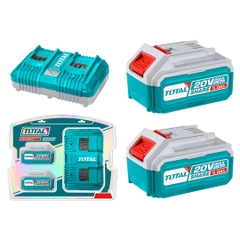 Bộ 1 pin TFBLI2053 và 1 sạc TCLI2034E dùng pin Lithium-Ion 20V Total TFBCPK2425