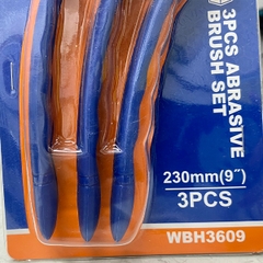 Bộ 3 bàn chải đánh gỉ 9inch Wadfow WBH3609