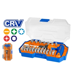 Bộ 45 chi tiết bắt vít và tay vặn chữ T Wadfow WSS8B45