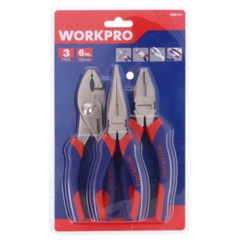 Bộ dụng cụ 3 chi tiết, cán nhựa Workpro W001312