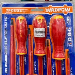 Bộ tua vít 7 cây dẹp và bake cách điện Wadfow WSS7407