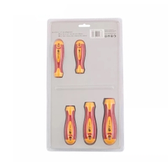 Bộ tua vít cách điện 1000V VDE bằng thép CrV (6 chi tiết/ bộ) Kendo 20483