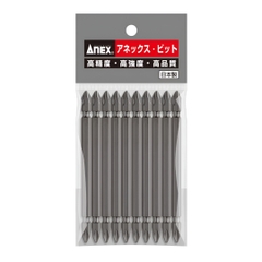 Bộ 10 mũi bắn vít 2 đầu +2x110mm Anex AP-14M +2x110H