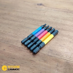 Bộ 5 mũi bắn vít đầu lục giác 2.5,3,4,5,6x65mm Anex ACHX5-65L