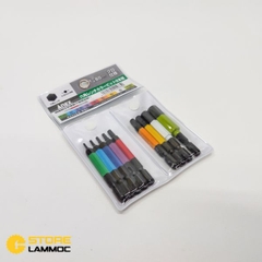 Bộ 9 mũi bắn vít đầu lục giác dài 65mm Anex ACHX9-65L