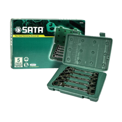 Bộ cờ lê lắc léo tự động 5 chi tiết: 10, 11, 12, 13, 14 mm Sata 09082
