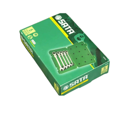 Bộ cờ lê lắc léo tự động 5 chi tiết: 10, 11, 12, 13, 14 mm Sata 09082