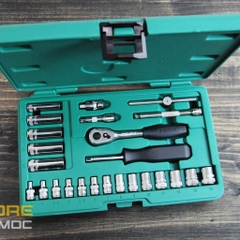 Bộ đầu tuýp 25 chi tiết 1/4inch Sata 09001