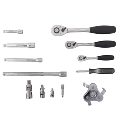 Bộ dụng cụ bảo trì ô tô 1/2inch (bộ 128 cái) Sata 09014A